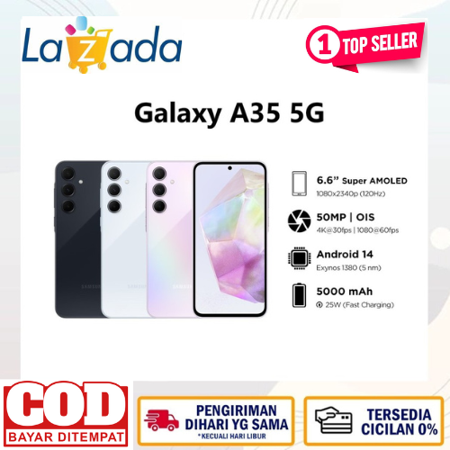 PROMO HANDPHONE SAMSUNG GALAXY A35 5G - NFC - 8GB 256GB 8/256 Chipset Exynos Harga  3,868,800 Ringgit*Penghantaran Percuma