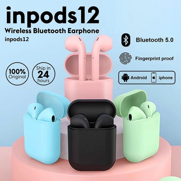 Airpods I12 Macaron Tws Headset Bluetooth Bluetooth Earphone I12