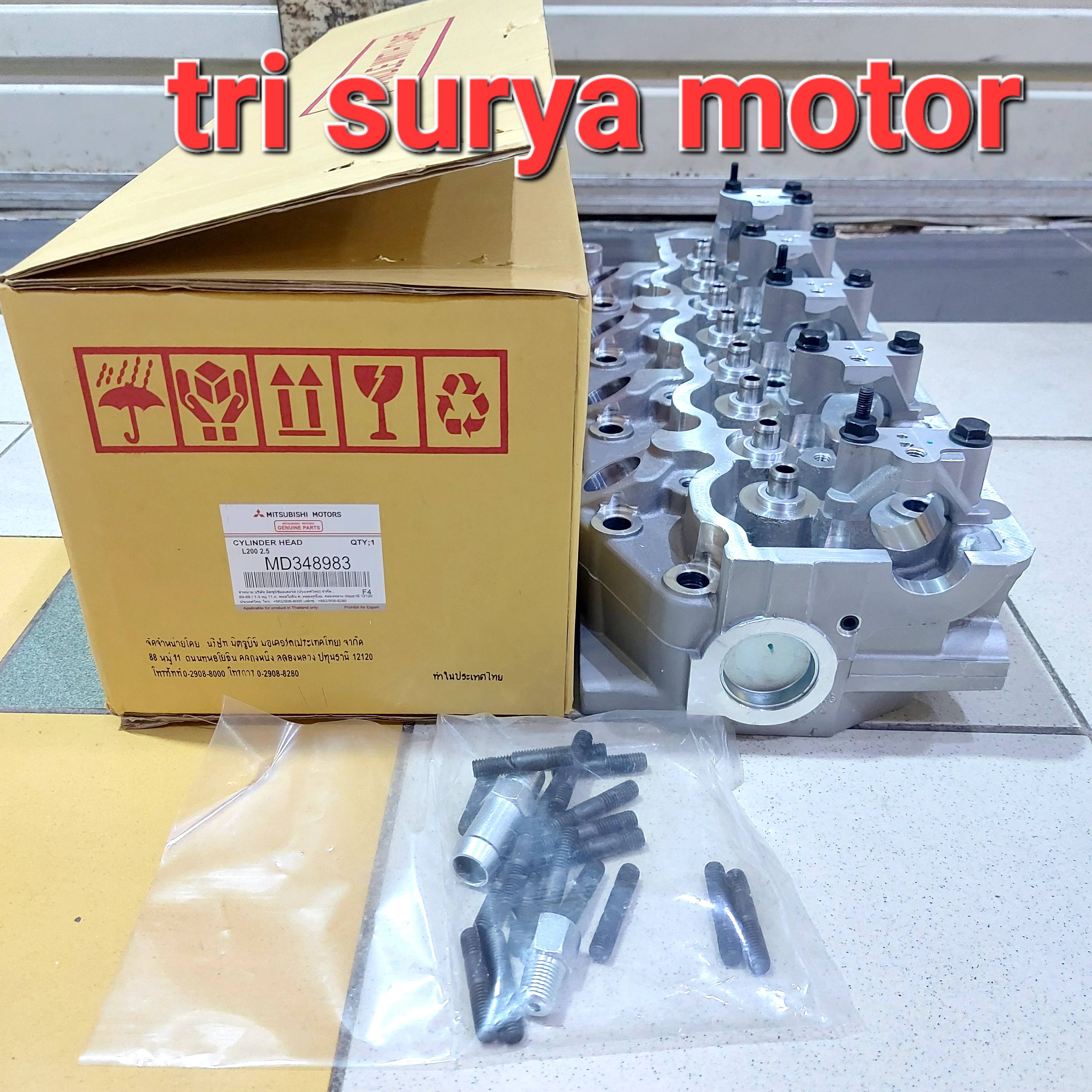 CYLINDER HEAD ONLY DEKSEL KOSONGAN L200 2,8 4M40 TRITON 2,8 KB7T ORI Harga 5,250,000 rupiah*Gratis Ongkir