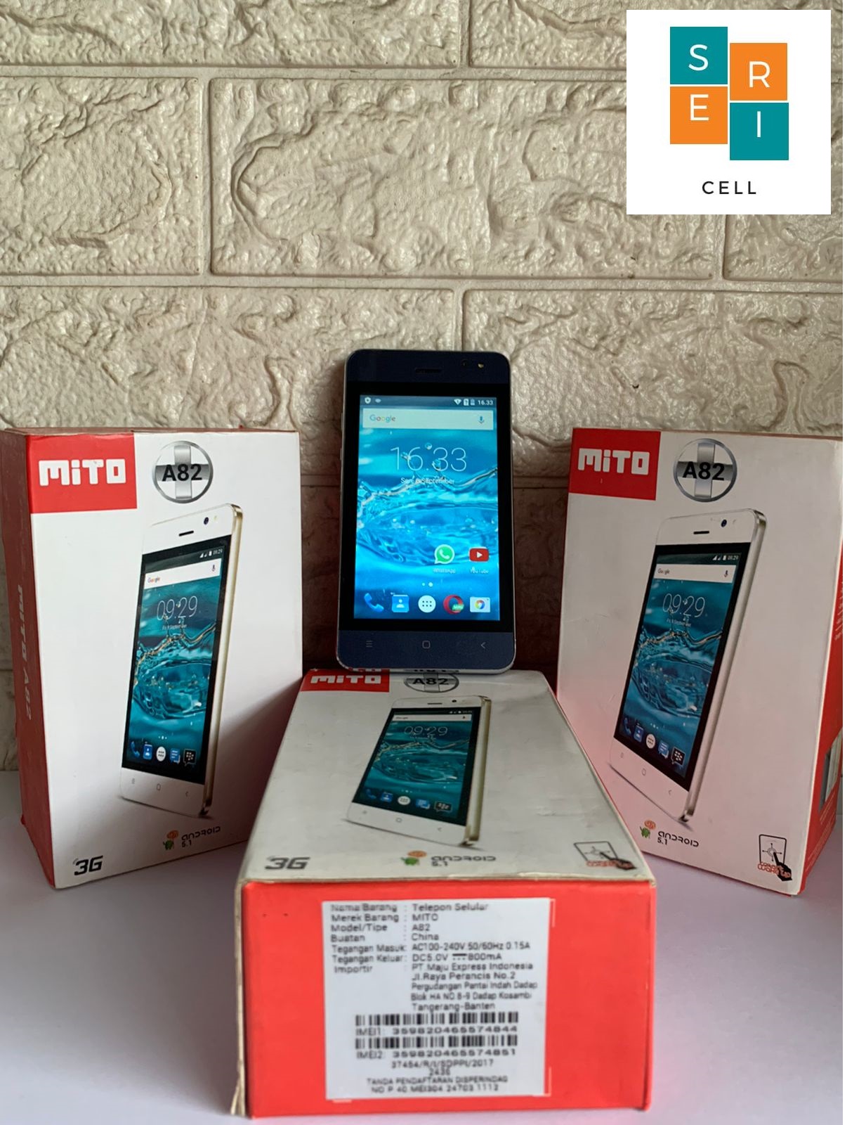 HP MITO A82/ MITO A900 Android Promo Cuci Gudang RAM 512MB Penyimpanan 4GB Lollipop Plus SDCard VGen NEW 8GB Harga 245,500 rupiah*Gratis Ongkir
