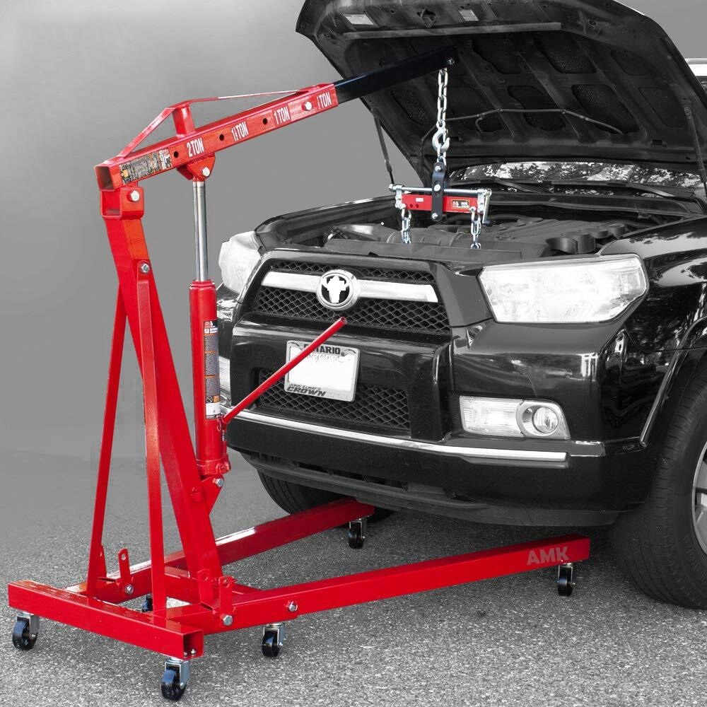 Hydraulic Engine Crane Truck Lipat 2 Ton Heavy Duty Hydraulic Engine Crane 2 TON 2T Jack Engine Crane Engine Jack Foldable Engine Crane Repair Car Harga 344,350 rupiah*Gratis Ongkir