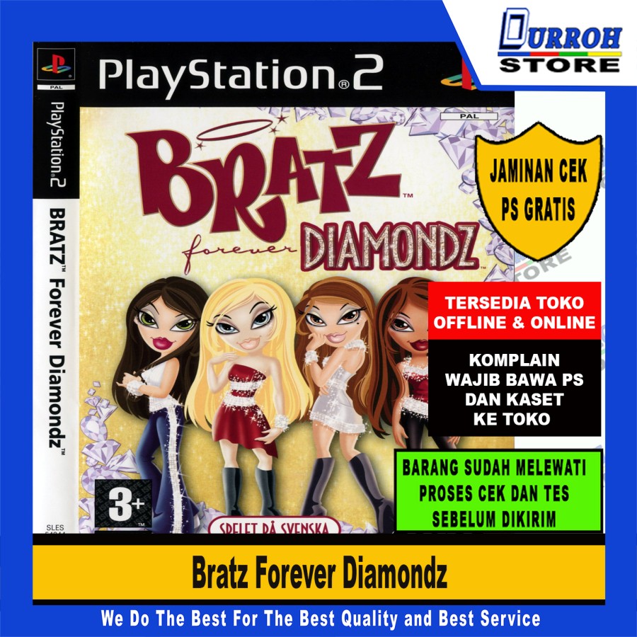 KASET GAME PS 2 Bratz Forever Diamondz Harga  10,000 rupiah*Gratis Ongkir