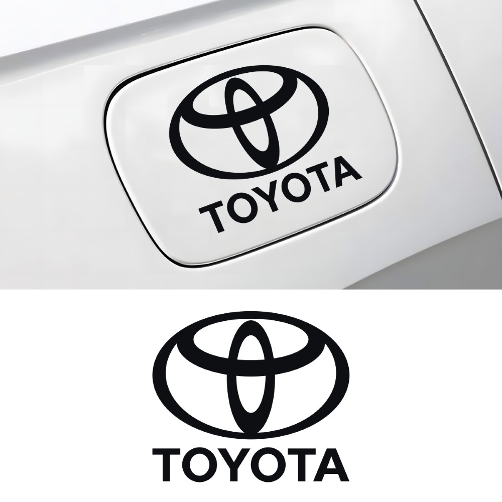 Stiker Tutup Tangki Bensin Toyota Sticker Body Mobil Harga 10,000 rupiah*Gratis Ongkir