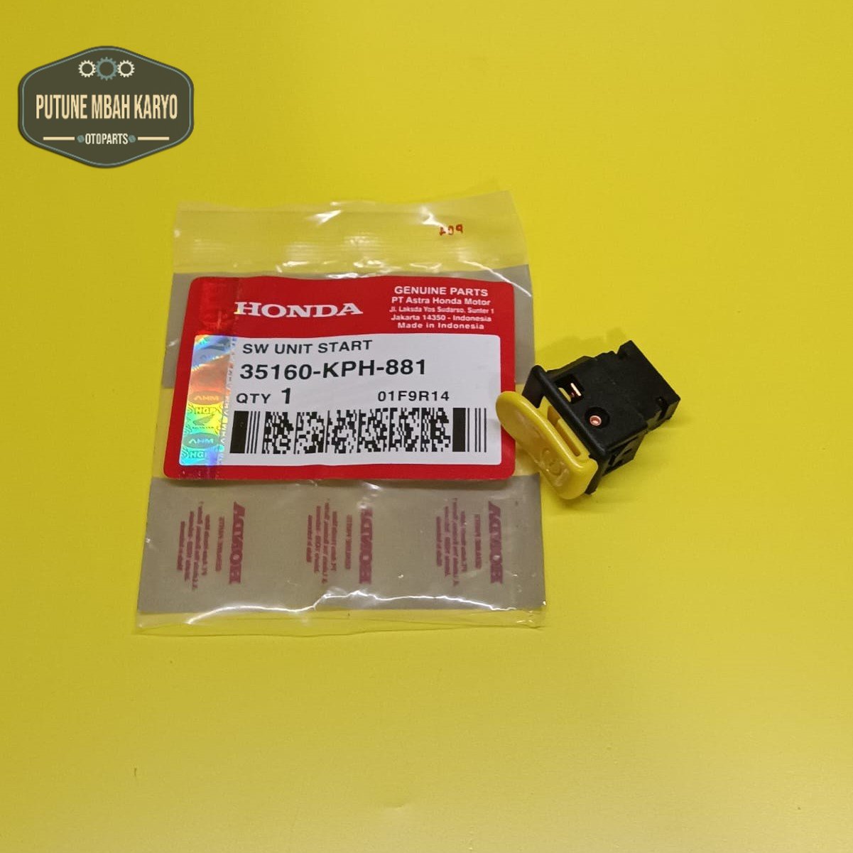 Tombol Starter Saklar Stater Honda Karisma Supra X 125 BeAT Karbu Vario KPH Harga 8,796 rupiah*Gratis Ongkir