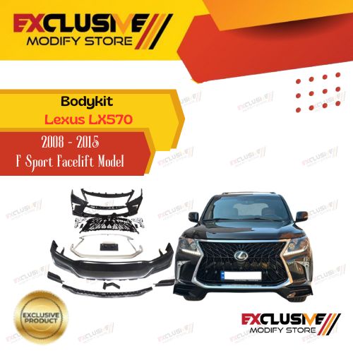 Lexus LX570 (2008 - 2015) bodykit upgrade simplified version F Sport facelift (gaerlu replace headlamp) Giá 23,000,000 Đồng*Miễn phí vận chuyển