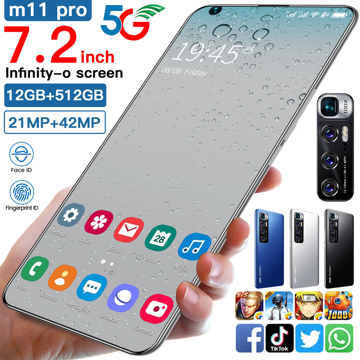 5G 【hp murah cuci gudang sunfury】 Ori hp RAM 12GB 512GB ROM M10 Handphone 7.3inci-6.1inch-4.0inci Promo Handphone dengan Harga Murah Ponsel Cuci Gudang 10.0 Mobile Phone 4800Mah Smart Ponsel M10 Plus Smartphone
