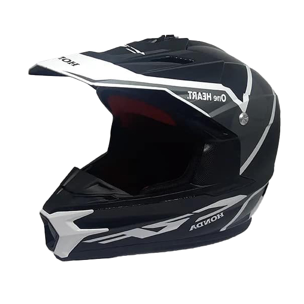 Honda CRF Helmet Grey (L) 87100MXGRCRFL Harga 525,900 rupiah*Gratis Ongkir