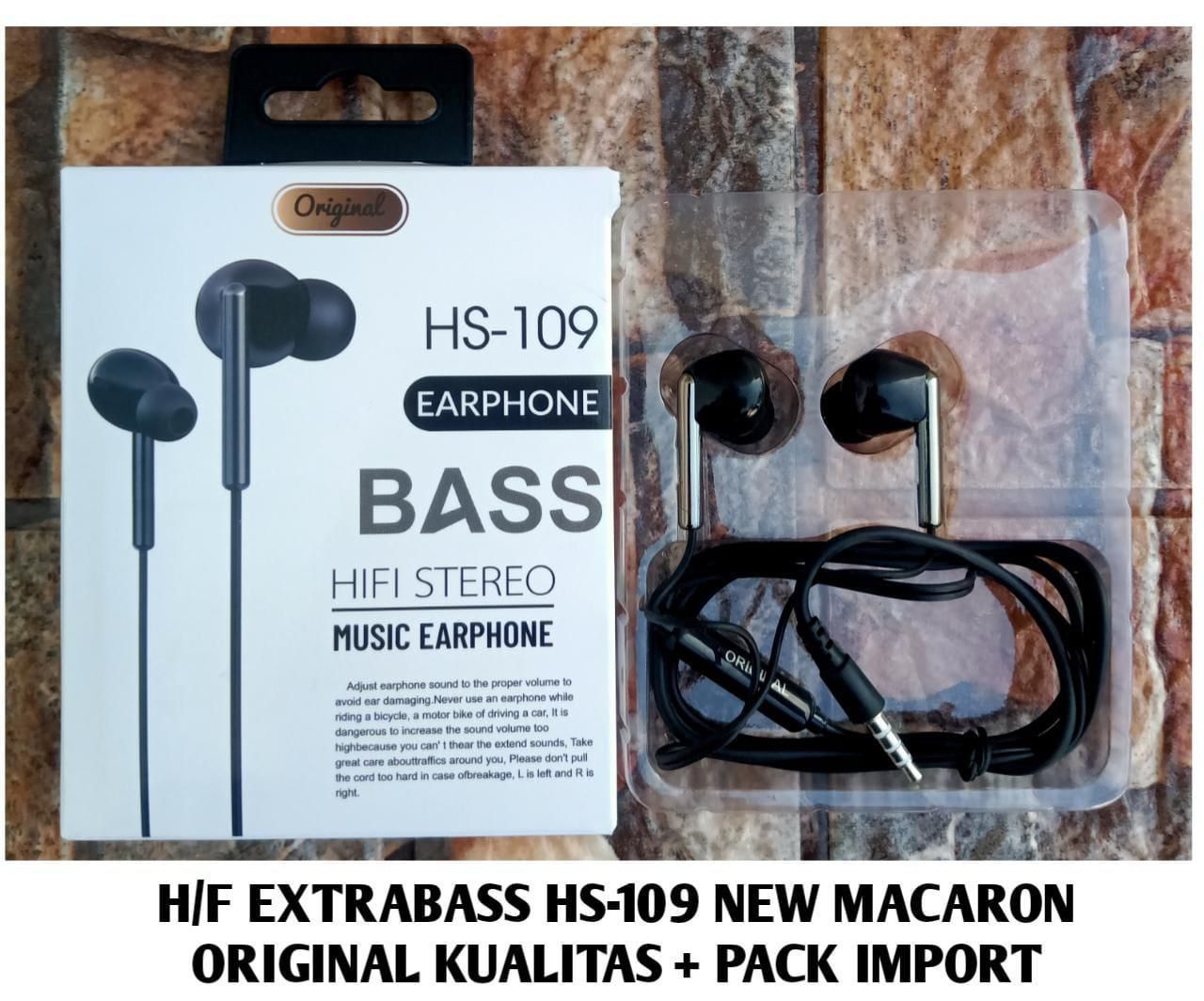 HEADSET METALIC BASS SOUND HS109 JACK3 