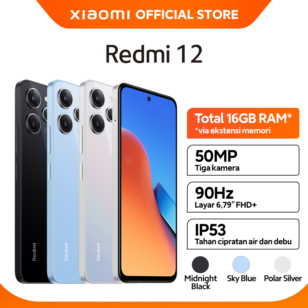 Jual Xiaomi Redmi Note 12 4G Ram 8+5/128Gb Garansi Resmi - Kab. Pemalang -  Jr Phone Cell