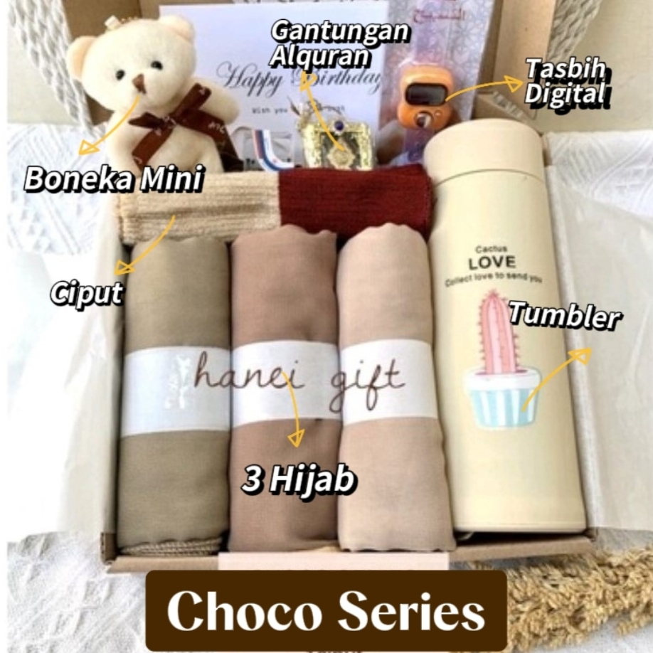 45 Series Kado Hampers Hijab Bella Square hadiah Ulang Tahun Valentine Anniversary pernikahan Birthday…