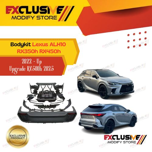 Lexus alh10 rx350h RX450h (2022-up) Gen 5 bodykit parts to (2025) rx500h F sport grille set pp plastic import Harga 45,000,000 rupiah*Gratis Ongkir