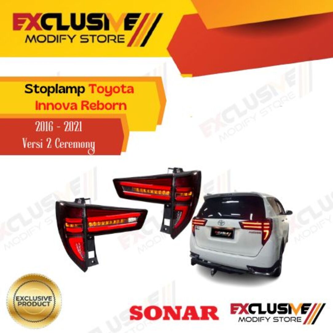 Sonar stoplamp Innova reborn version 2 2016 2021 welcome light ceremony Harga 4,375,000 rupiah*Gratis Ongkir