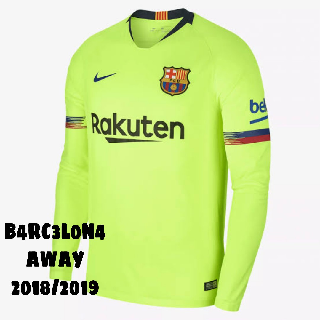 fcb long sleeve jersey