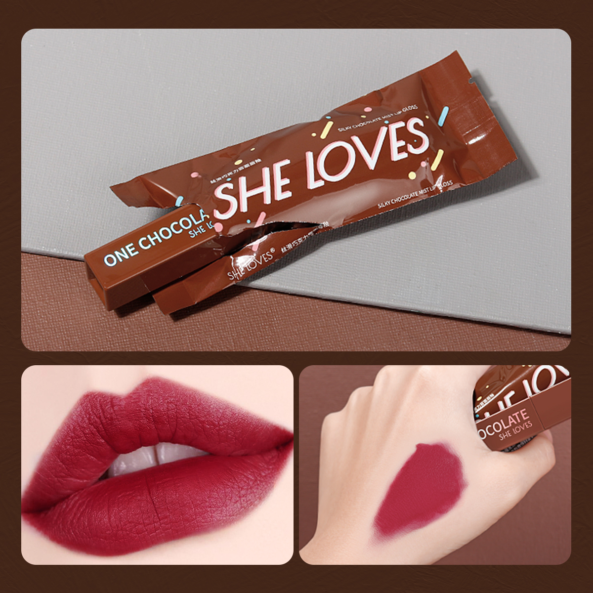 chocolate lip gloss