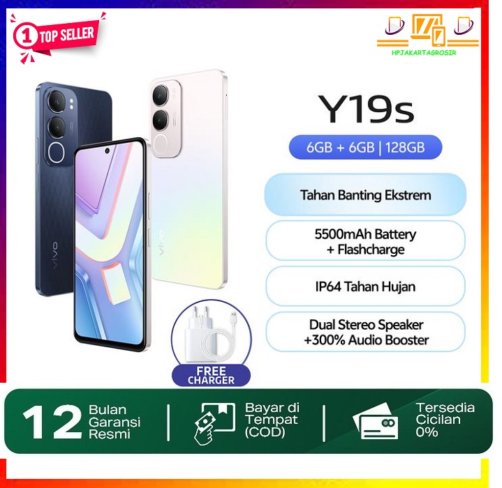 Vivo Y19S (6/128) - 50 Mp Ai Camera, 5500Mah Harga  1,096,480 Ringgit*Penghantaran Percuma