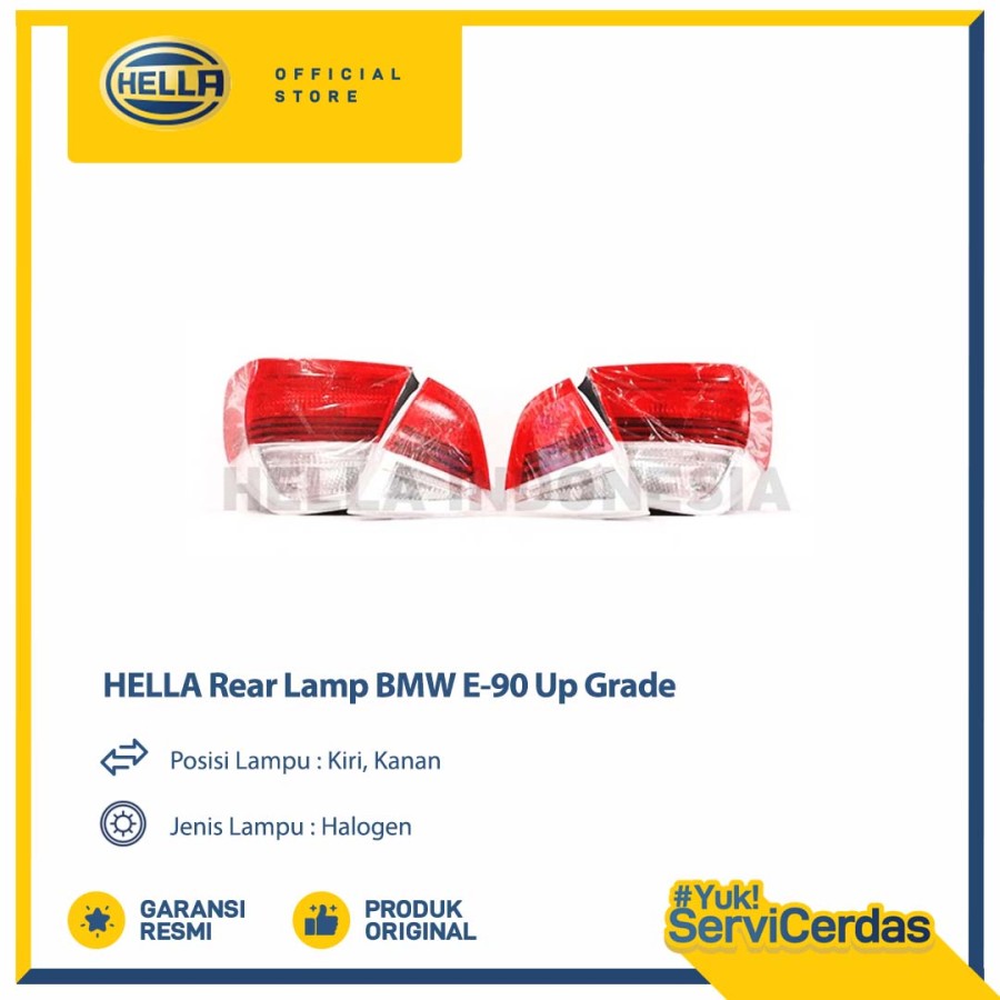Lampu Belakang Mobil Hella BMW E-90 Up Grade Rear Lamp / Stop Lamp Harga 3,829,800 rupiah*Gratis Ongkir