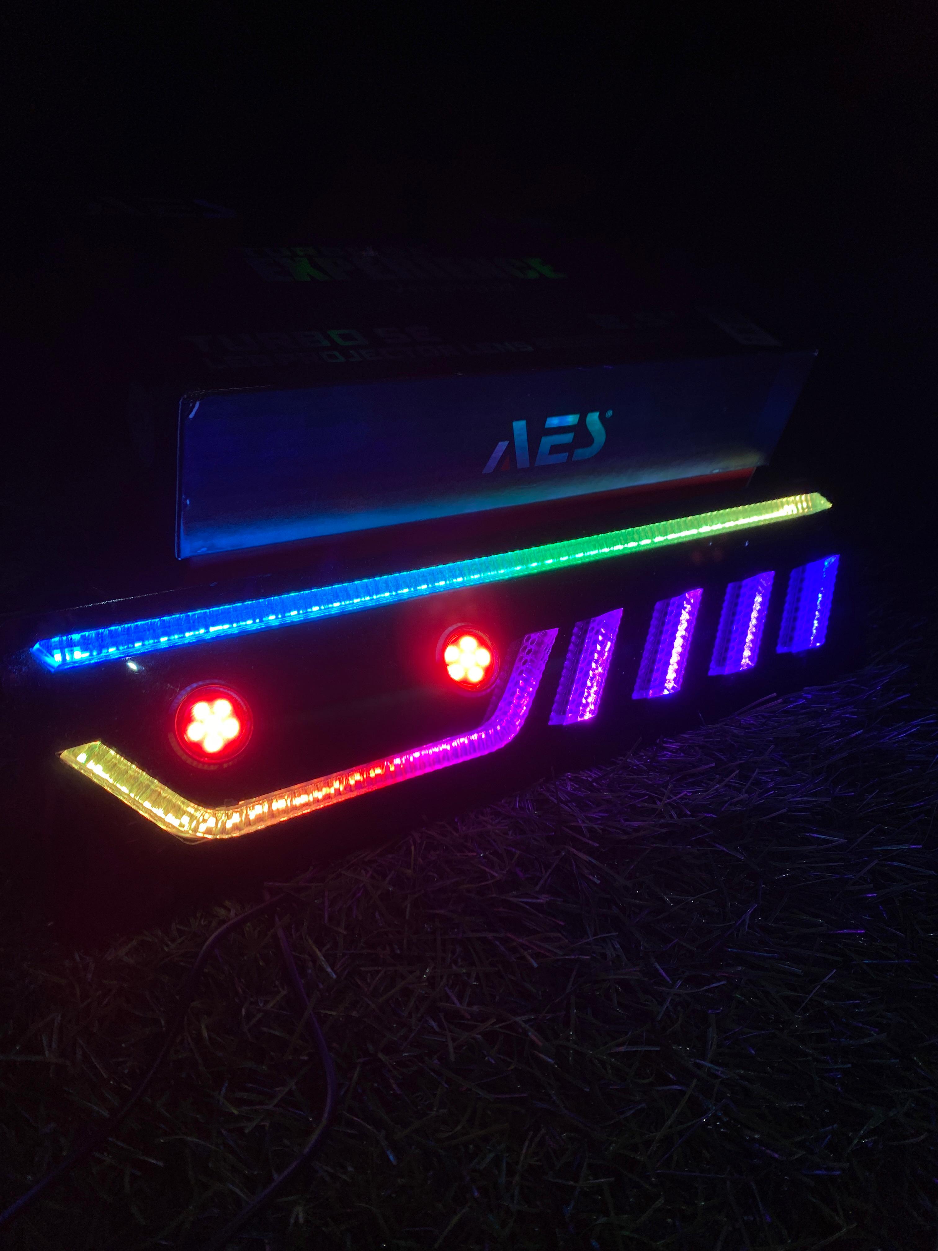 Stoplamp L300 RGB Slim Frame Akrilik 3D PNP Motif 5 / Stoplamp lazy RGB L300 Harga 1,200,000 rupiah*Gratis Ongkir