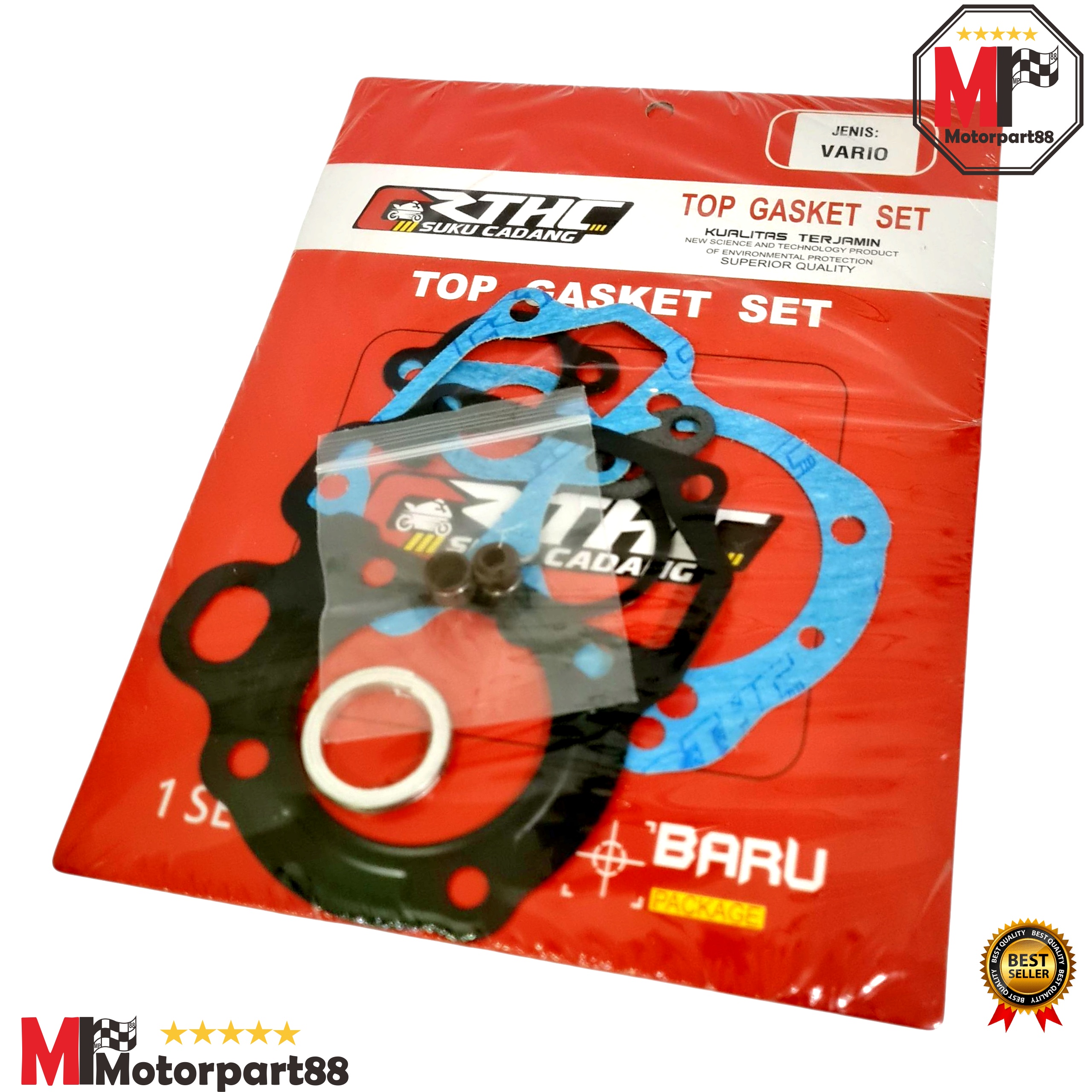 Gasket rthc gasket top set Vario 110 karbu KVB rthc Harga 13,400 rupiah*Gratis Ongkir