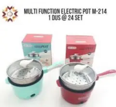 Panci Listrik Masak Kukus Rebus Penggorengan / Panci Elektrik Pan 1,5 Liter