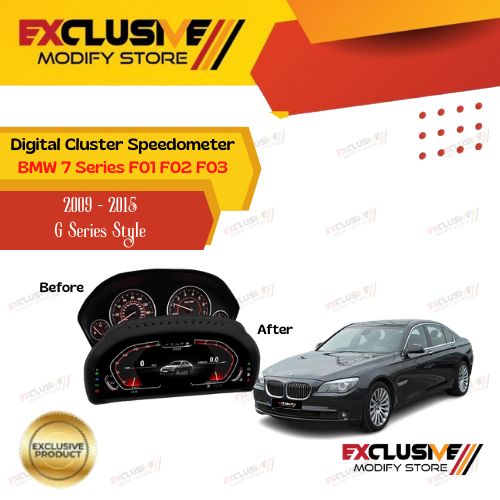 Digital cluster speedometer for BMW F01 F02 F03 (09-15) G series style Harga  12,750,000 Ringgit*Penghantaran Percuma