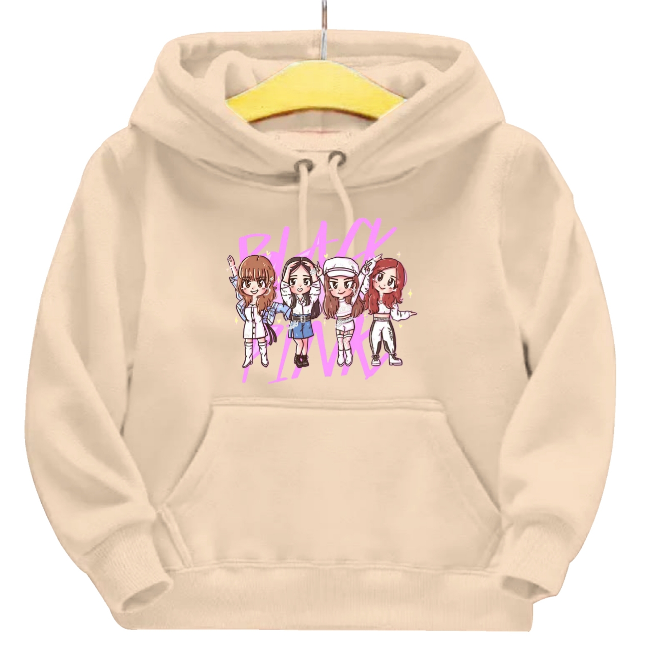 sweater hoodie anak motif blackpink jaket perempuan usia 5 14