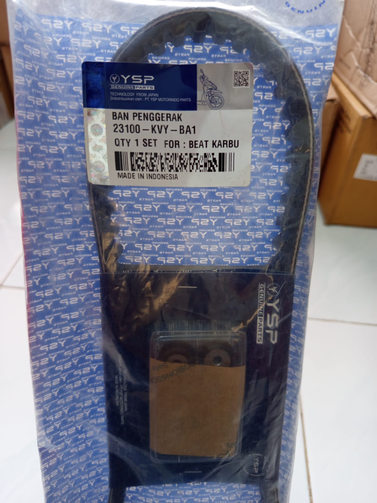 V-belt kit kvy beat karbu original YSP Harga 99,100 rupiah*Gratis Ongkir