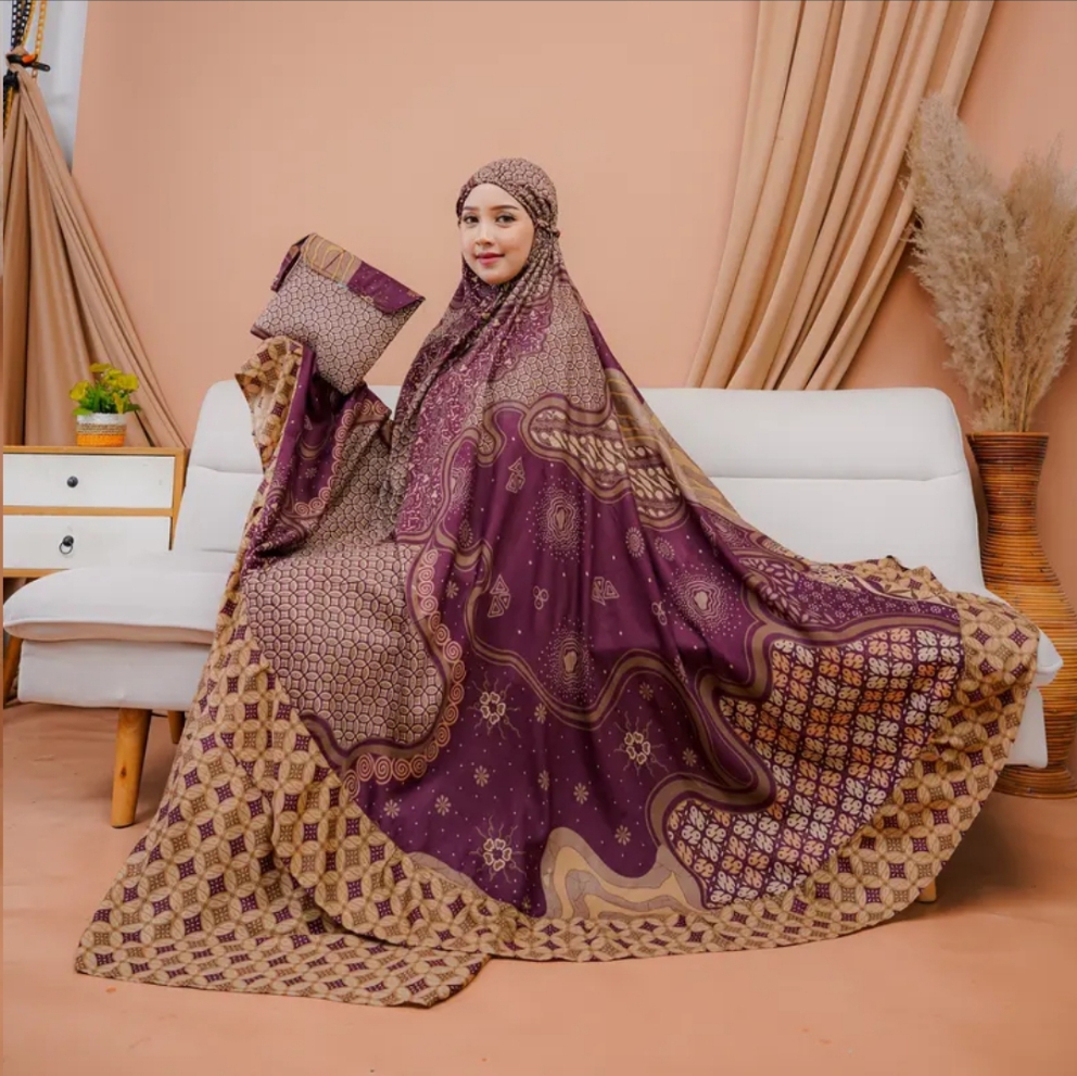 Mukena Premium Jumbo Motif Mewah/mukenah motif Terbaru super mewah