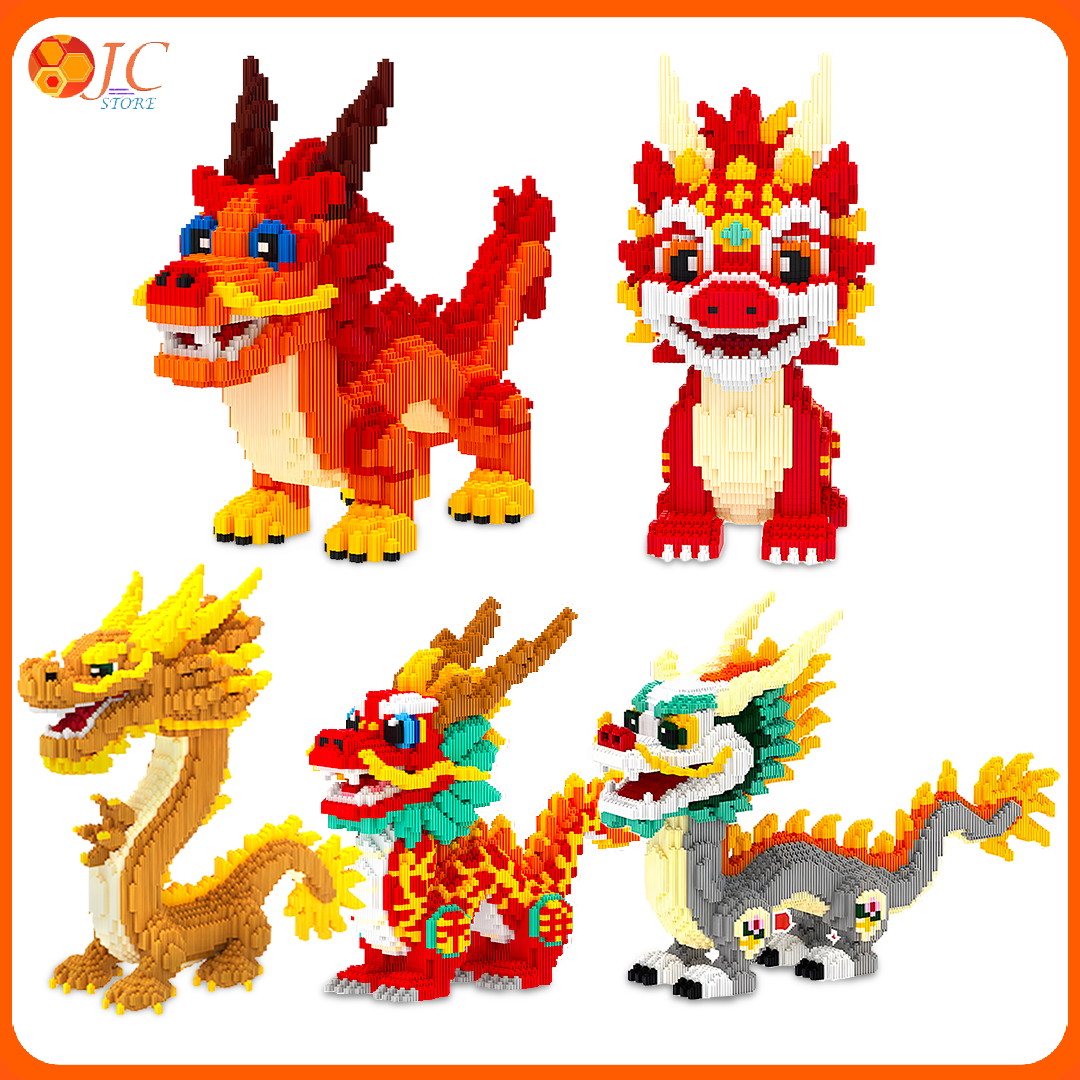 JC Nano Block Chinese New Year Edition Mainan Anak Balok Susun Puzzle Bricks Education Toys Koleksi 3D