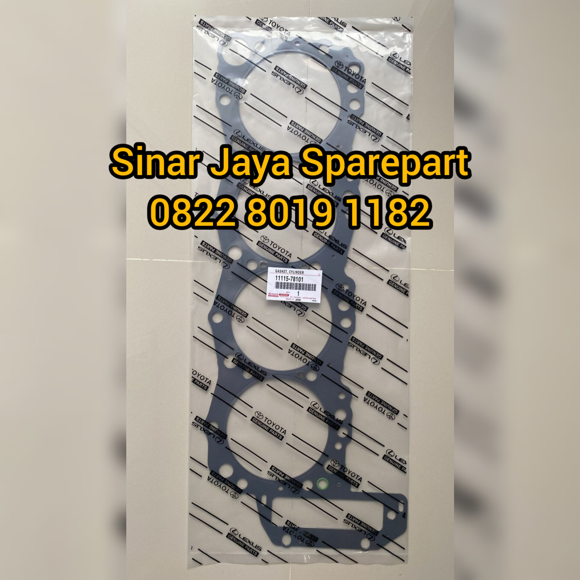 Packing Head Packing Kop Packing Deksel Hino Dutro 140HT 140GT Toyota Dyna 140HT 140GT Original 11115-E0151 Harga 650,000 rupiah*Gratis Ongkir