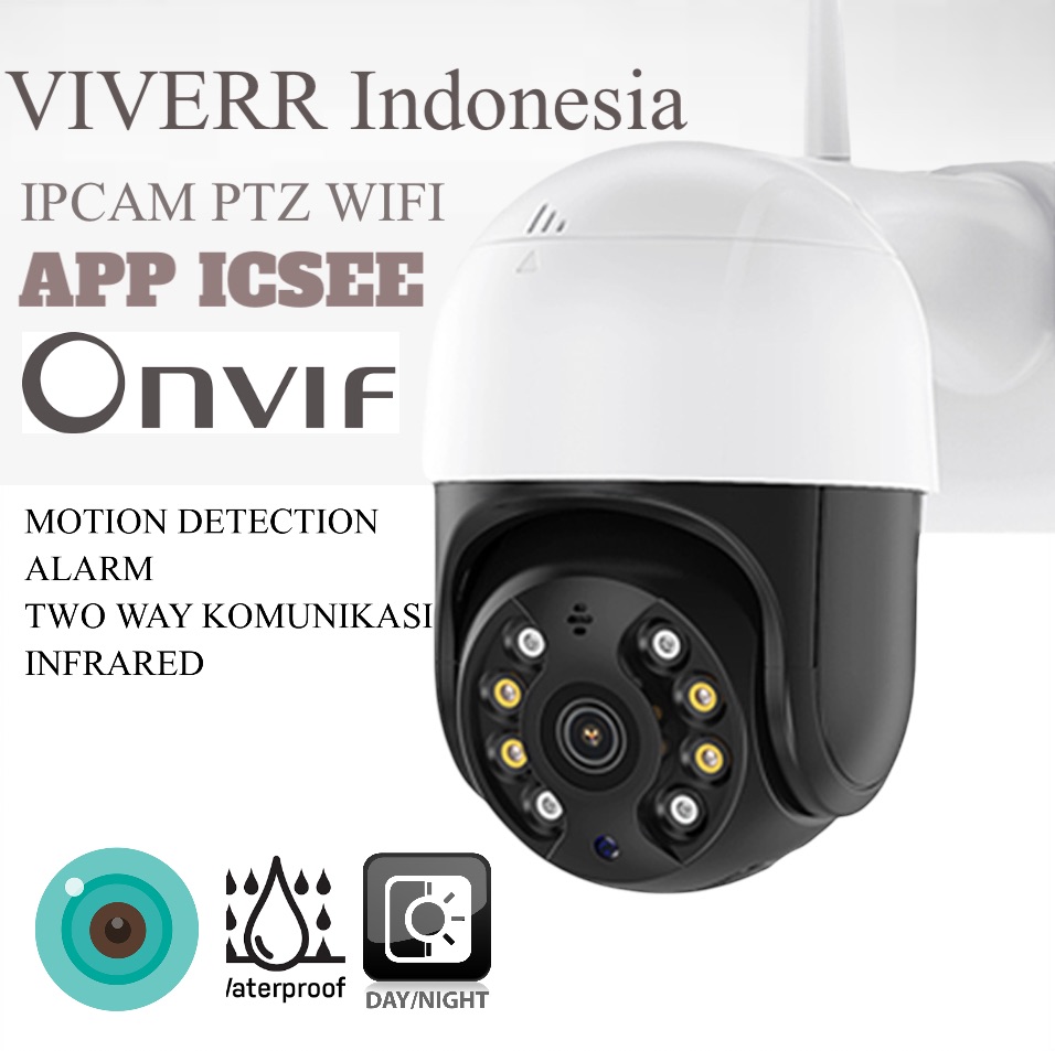 Kamera Ipcam cctv aplikasi ICSEE 8MP 1080P BLACK oudoor/Indoor cctv mini sambung waterproof. Harga  298,000 rupiah*Gratis Ongkir