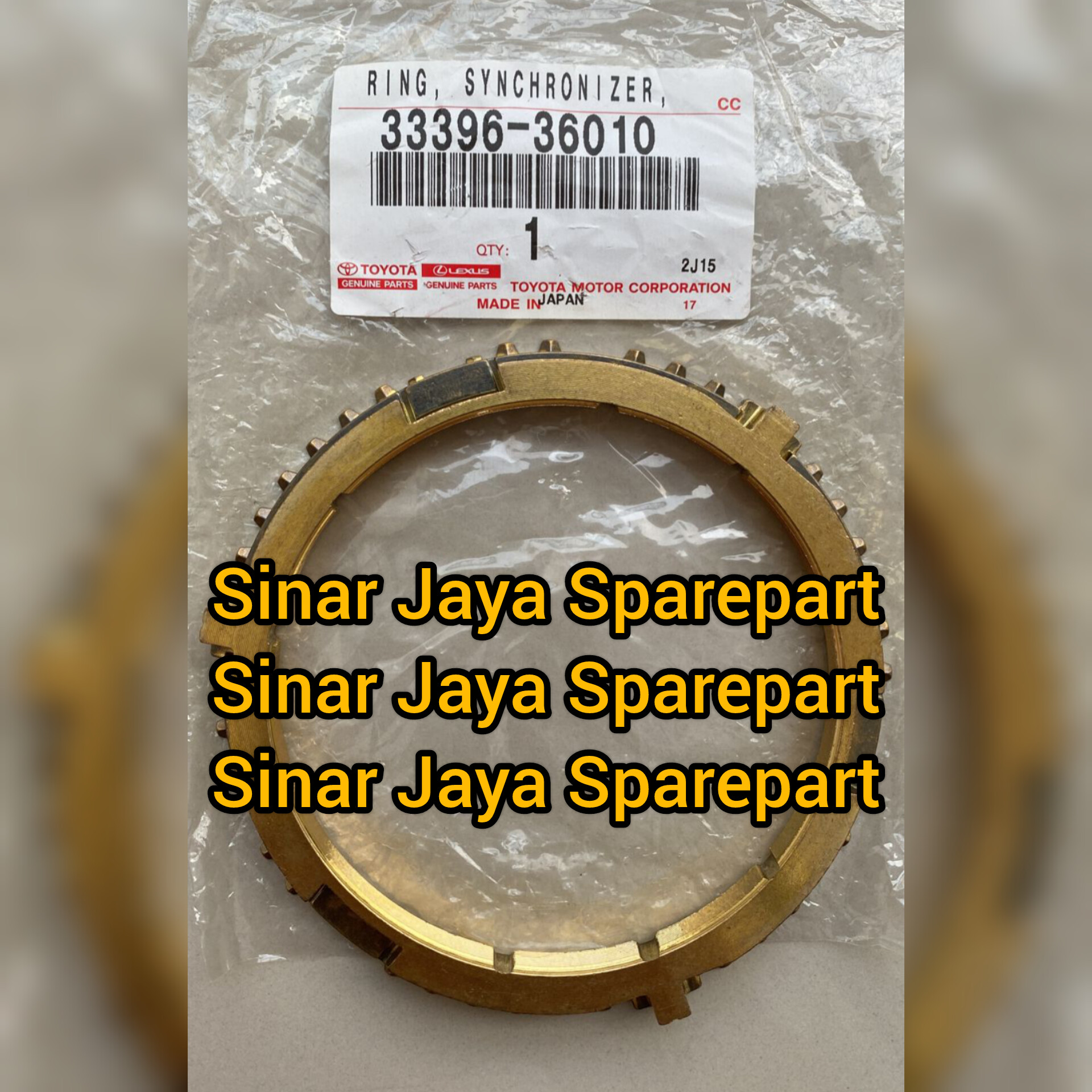 Ring sinchromis Gigi 5 Toyota Dyna 130ht 130lt 130xt Hino Dutro 130ht 130hd 130md 130mdl original 33396-36010 Harga 600,000 rupiah*Gratis Ongkir