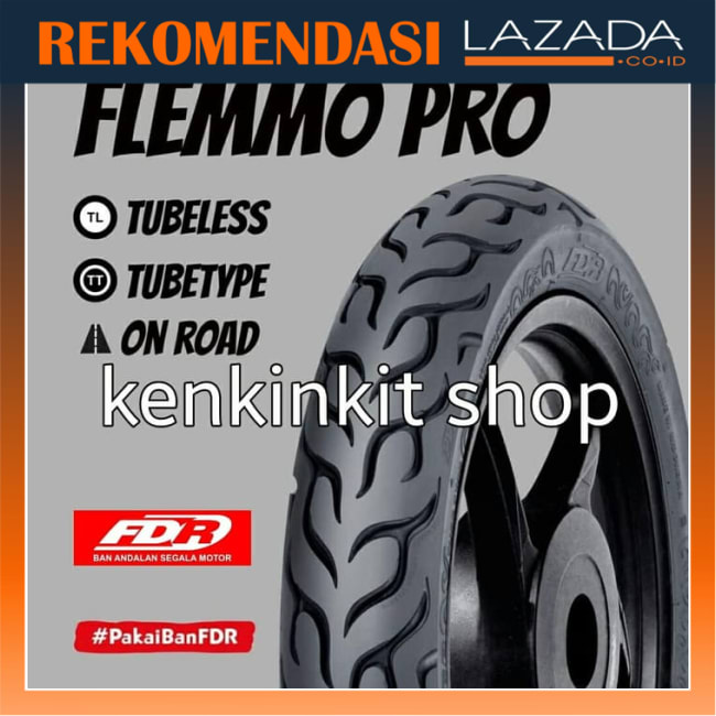Ban Fdr 80 90 17 Flemmo Pro Tubeless Lazada Indonesia