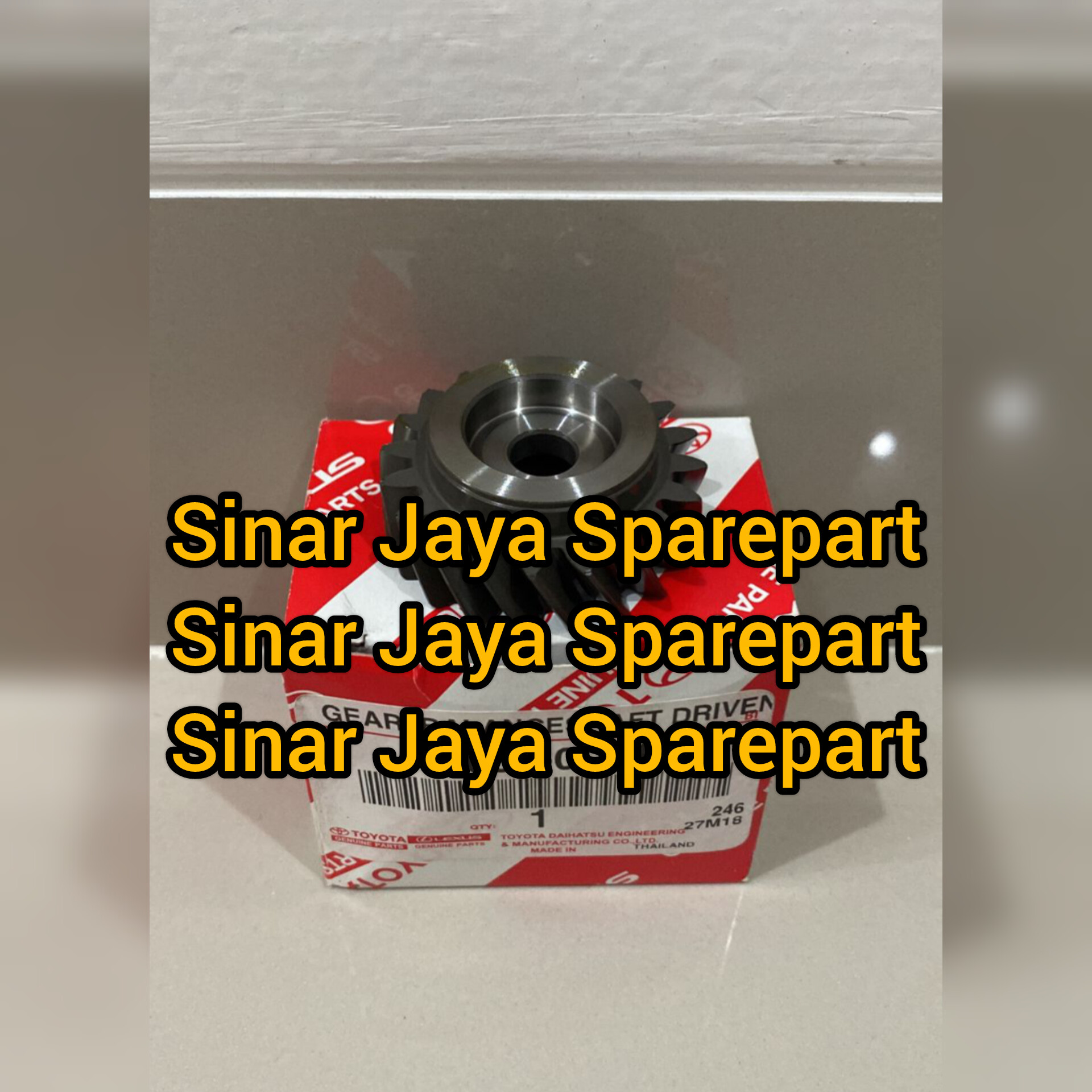 Gigi as balance No. 2 or gear balance shaft No. 2 Hilux 3.0cc 2.5cc Fortuner 3.0cc 2.5cc Innova 2.5cc Land Cruiser Prado 3.0cc original 13633-0l010/13633-67010 Harga 250,000 rupiah*Gratis Ongkir