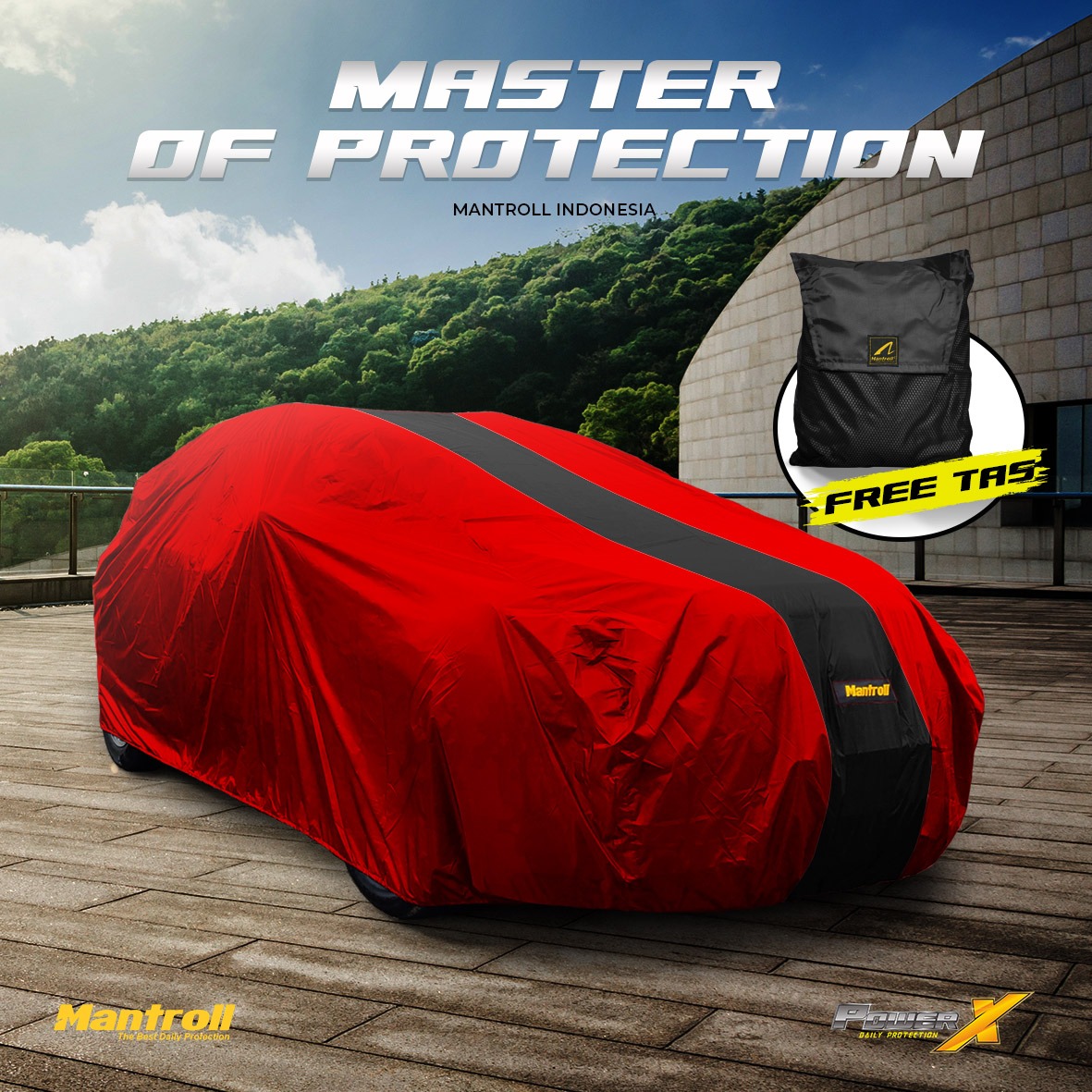 Mantroll Cover Mobil Khusus Honda All New Jazz Mantel Mobil Berkualitas Sarung Mobil Original Mantroll Jas Mobil Selimut Pelindung Mobil Harga 449,000 Ringgit*Penghantaran Percuma