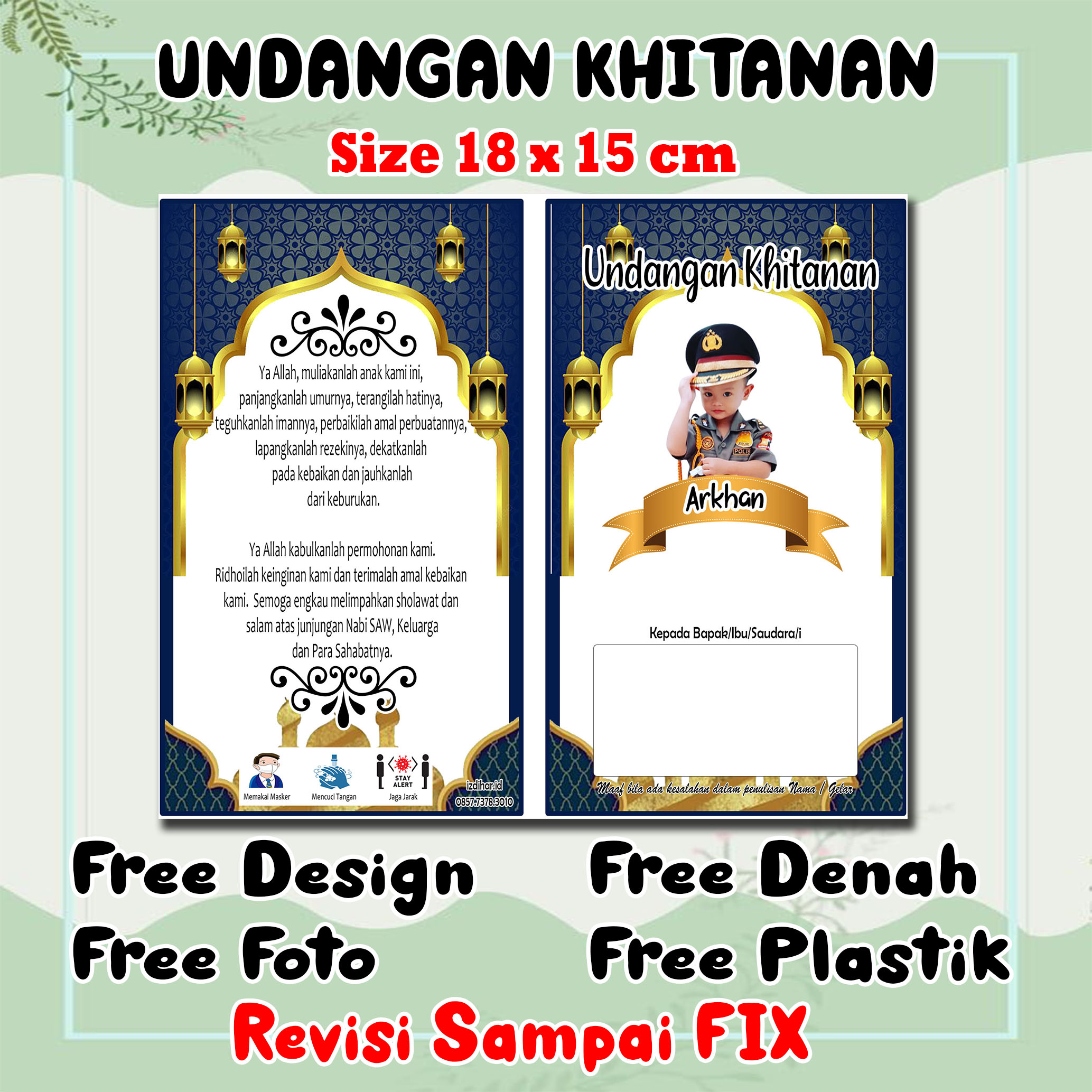 Jual Undangan Khitanan Tulis Terbaru - May 2024 | Lazada.co.id
