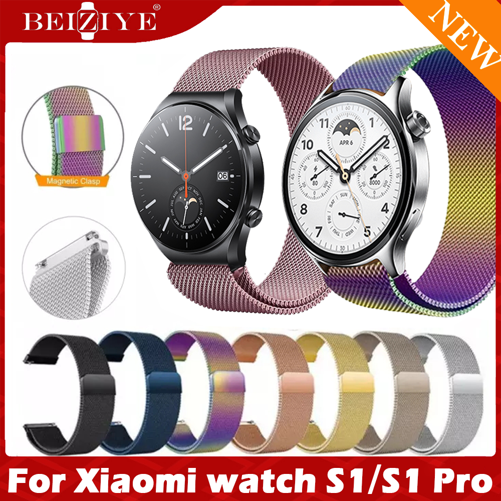 Dây đeo bằng thép không gỉ cho đồng hồ for Xiaomi Watch S1 Pro for Xiaomi Watch S1 active Dây đeo từ