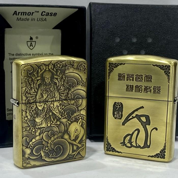 ZIPPO ARMOR 3D CHINESE ZODIAC RAT 2 SIDE - GHOSTORE7 Harga  1,973,000 Ringgit*Penghantaran Percuma