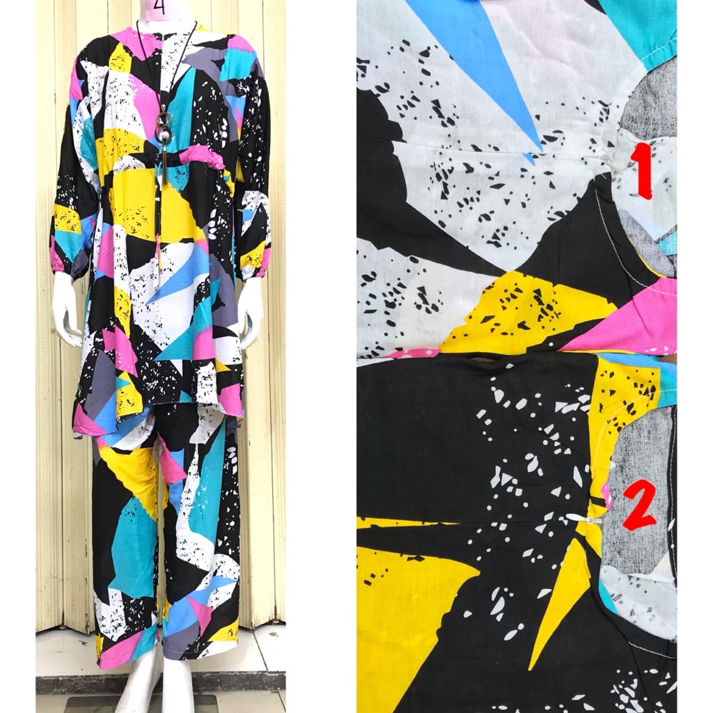 Baju Stelan Wanita Model Tebaru 2020 Bahan Katun Rayon - Konstink