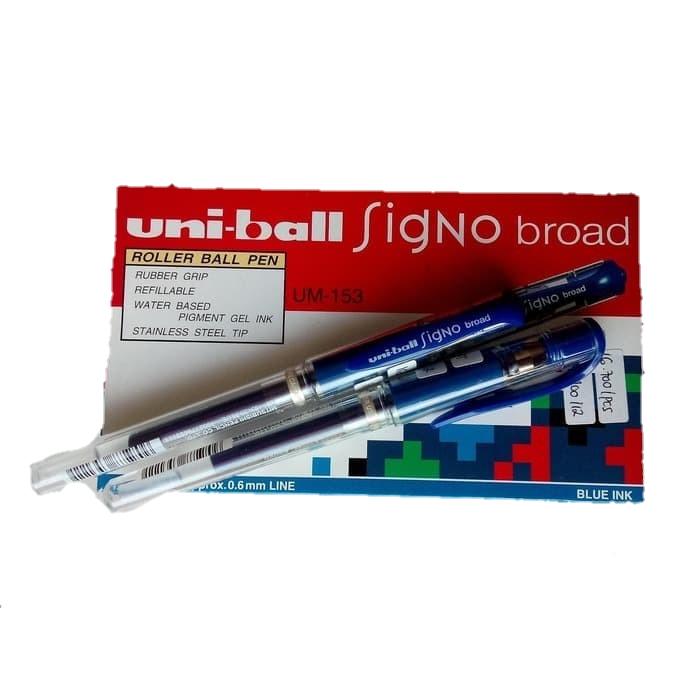 Pulpen Signo Uniball Gel Um 153 Lazada Indonesia