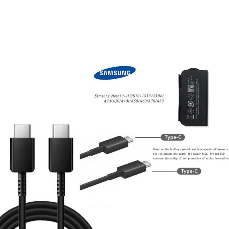 Charger Samsung Note 10 Plus Cable Type KABEL DATA SAMSUNG NOTE 10