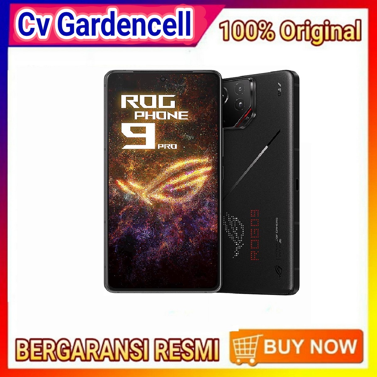 Asus Rog Phone 9 Pro Ram 24/1TB Garansi Resmi Harga 21,635,000 rupiah*Gratis Ongkir