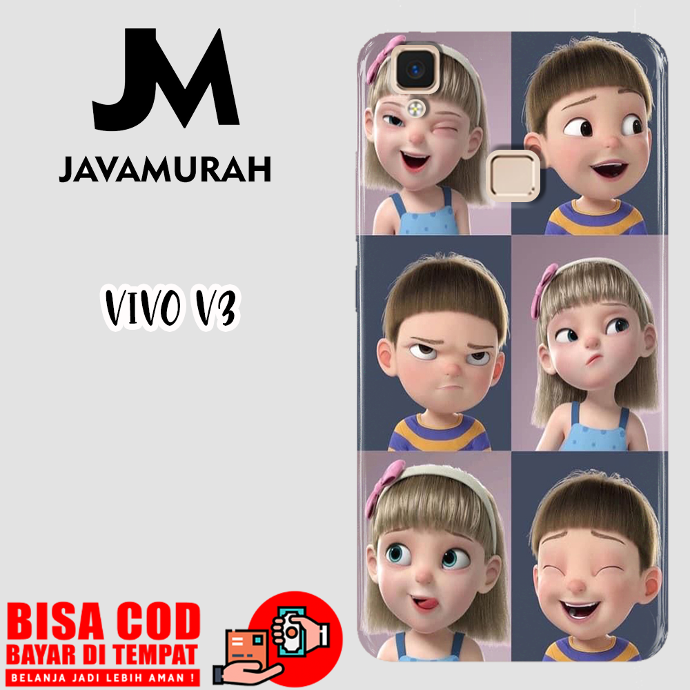 Case Vivo V3 Casing Hp Vivo V3 Motif Case Child Cute Java Murah