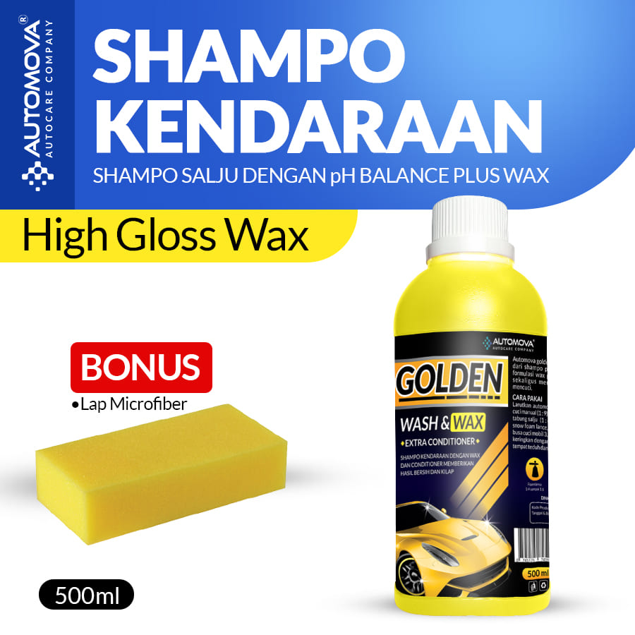 Car Shampo Wash And Wax Premium Harga 49,500 rupiah*Gratis Ongkir