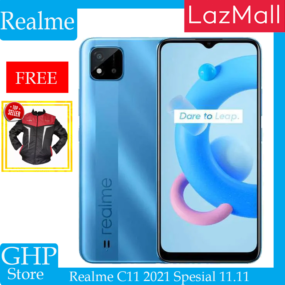 Hp realme C11 4/64 dan 2/32GB [5000mAh Massive Battery, 6.5\