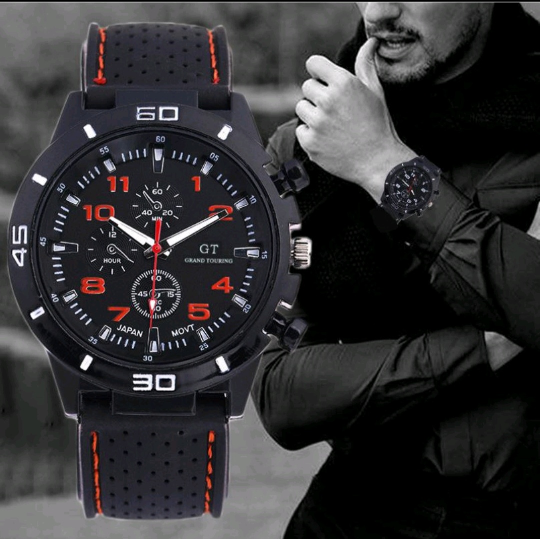 	 Best Seller Jam Tangan Gt01 Anti Air Desain Elegan Formal Harga Promo !! Cod Bayar Ditempat 	