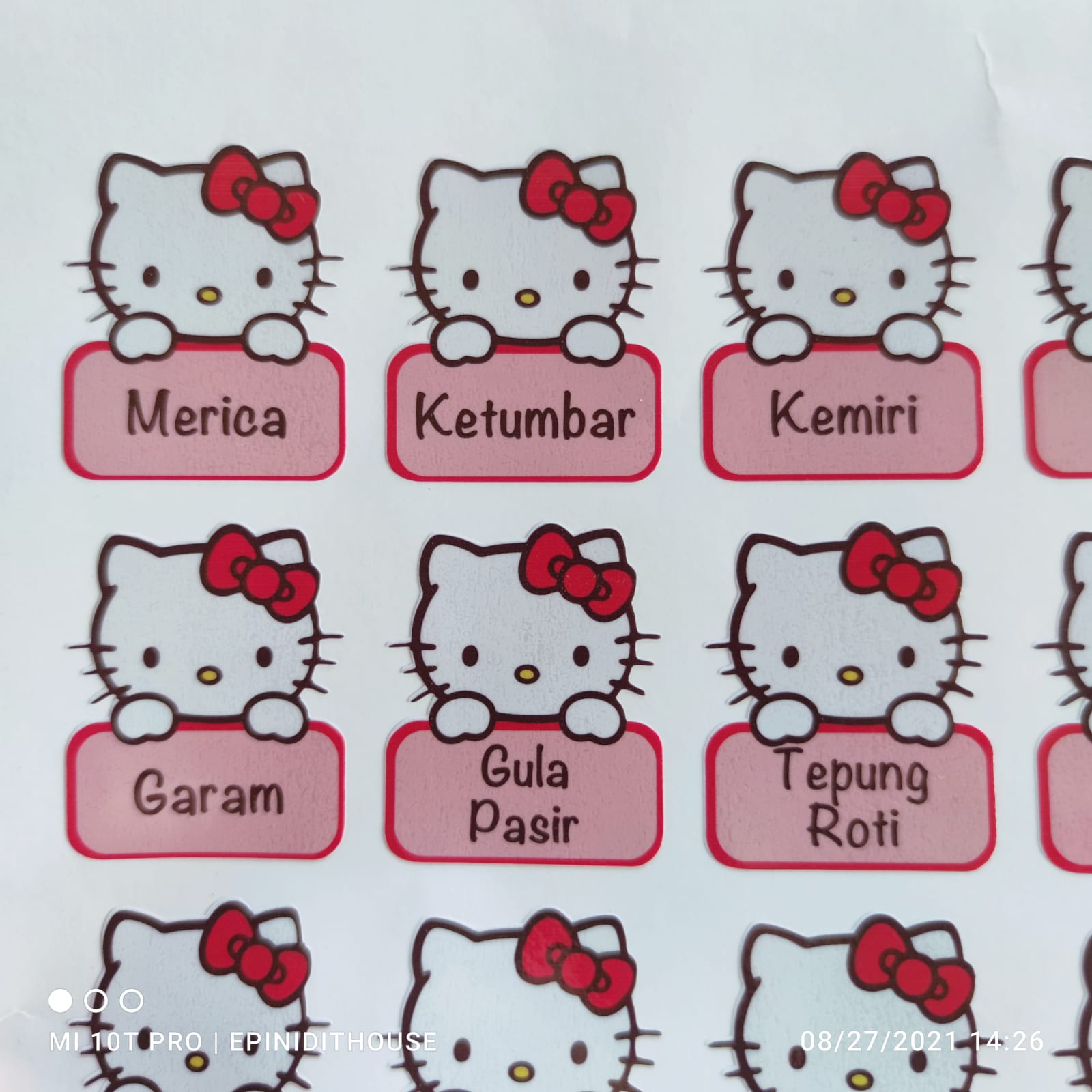 Jual Label Hello Kitty Terbaru - Oct 2022 | Lazada.co.id