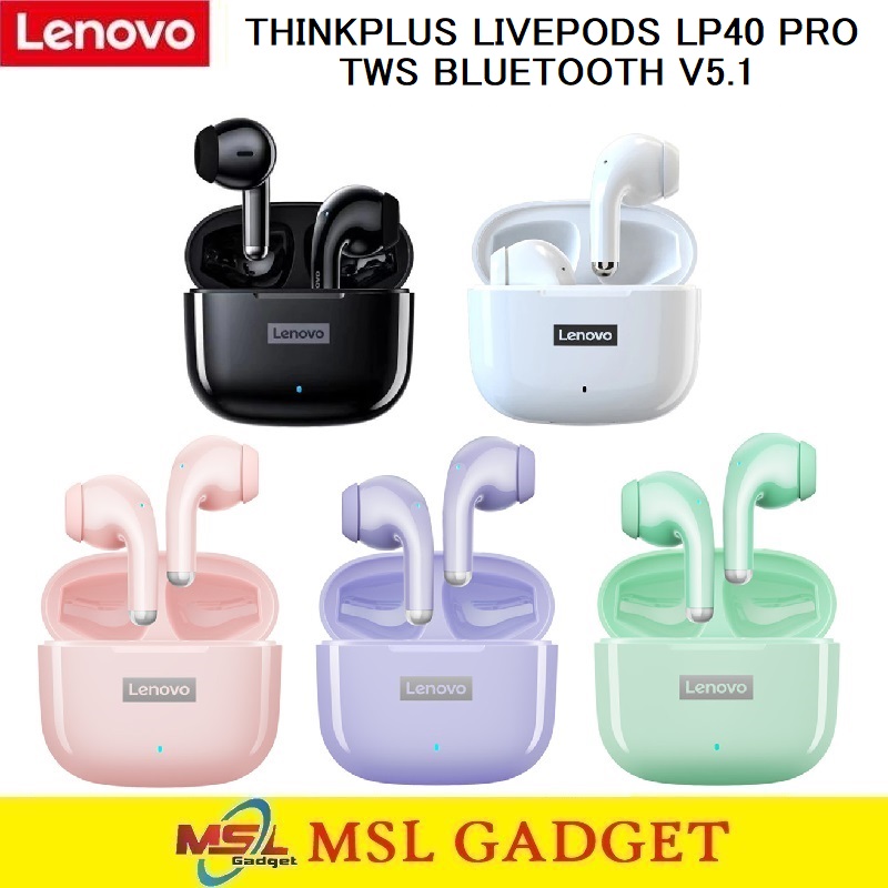 Lenovo Thinkplus LivePods LP40 Pro Headset Bluetooth TWS Wireless