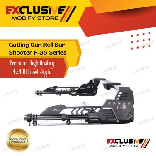 GATLING GUN ROLL BAR SHOOTER HILUX REVO / VIGO / ISUZU D-MAX DMAX / NISSAN NAVARA / FORD RANGER / MAZDA BT50 F-35 SERIES AMERICA BULL PICKUP STYLE (V1) Harga 9,500,000 rupiah*Gratis Ongkir