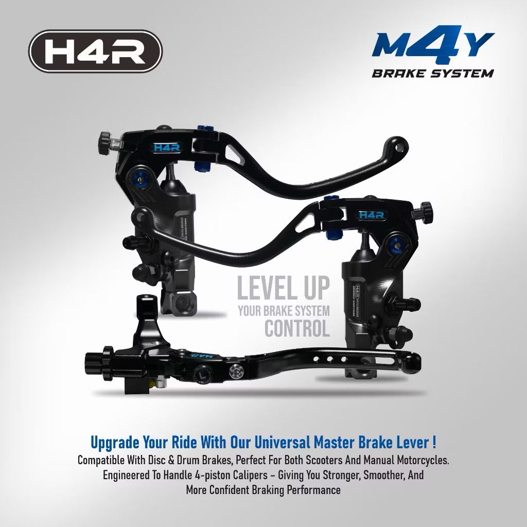 Universal CNC 16mm h4r M4Y left right brake master-motorcycle brake handle Matic & duck clutch handle | SLK motor Harga 700,000 rupiah*Gratis Ongkir