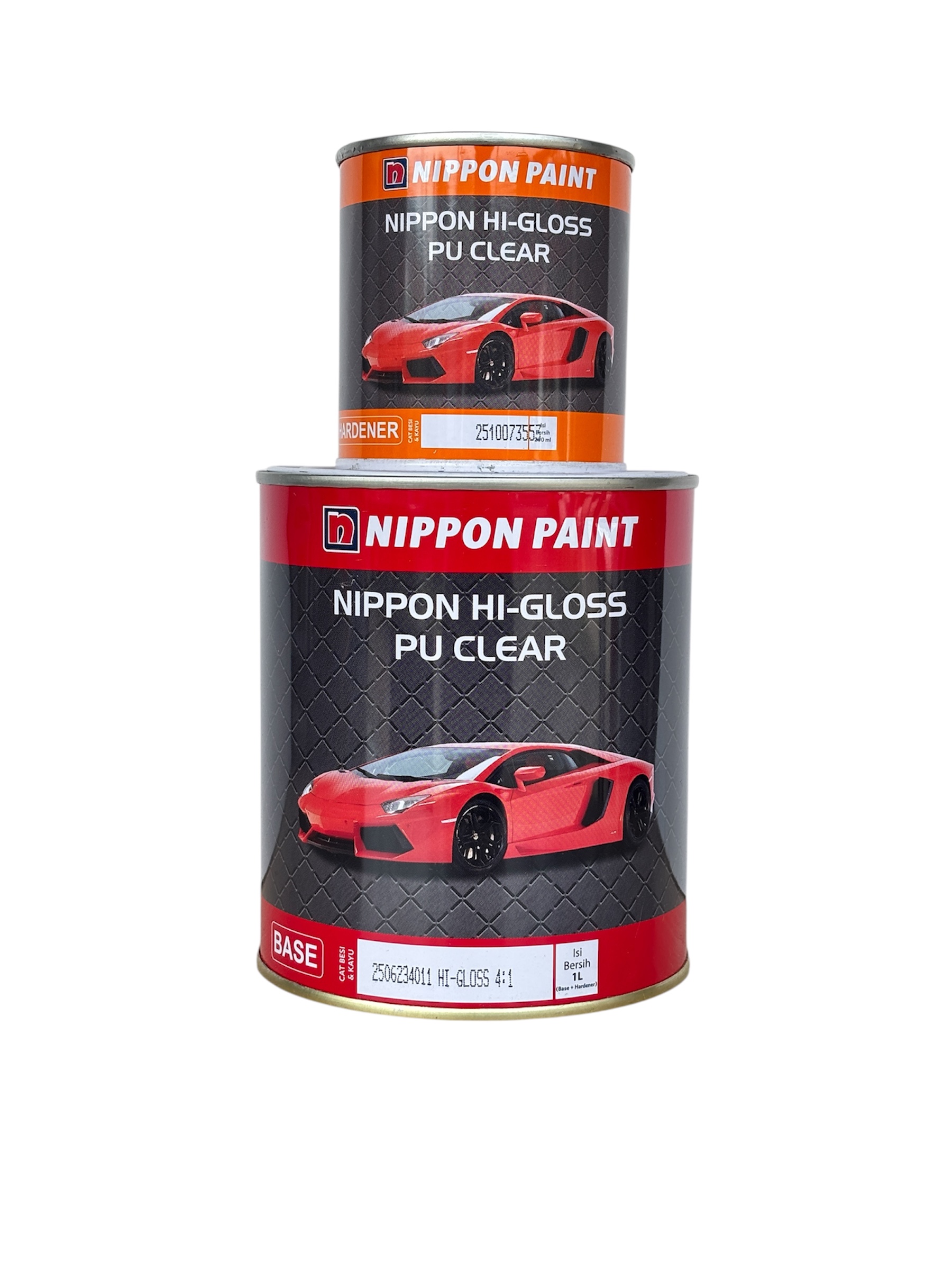 Motorcycle and car vehicle protection varnish Nippon hi gloss Pu clear 1 litre Harga 175,500 rupiah*Gratis Ongkir